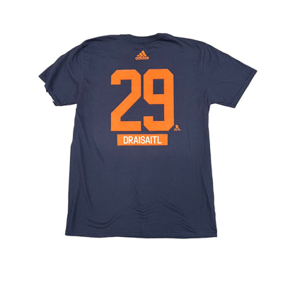 Leon Draisaitl Edmonton Oilers Reverse 3rd Player Name & Number T-Shirt