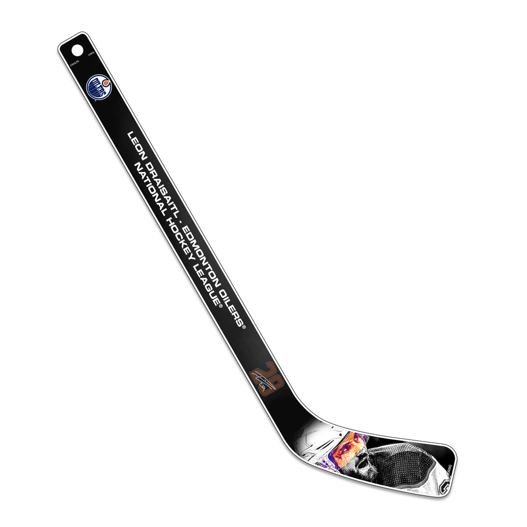 Leon Draisaitl Edmonton Oilers Neon Mini Stick