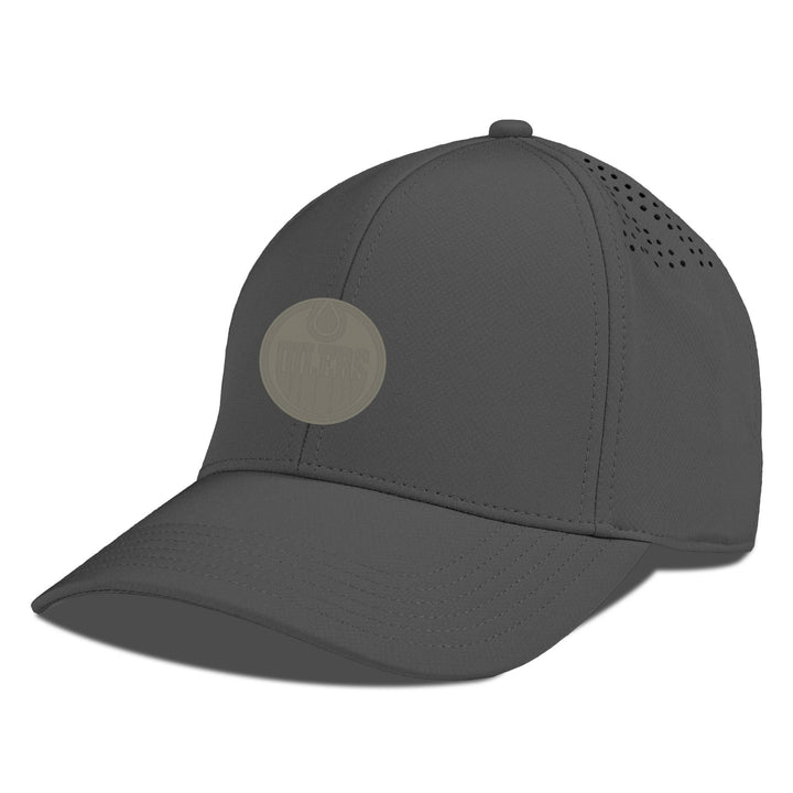 Edmonton Oilers Levelwear Grey Ascend Copper Snapback Hat