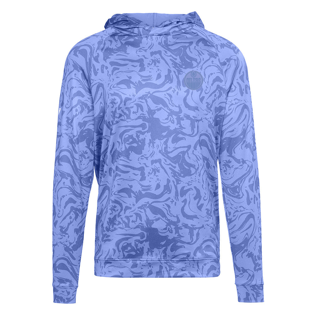 Edmonton Oilers Levelwear Highlight Ash Purple Hoodie