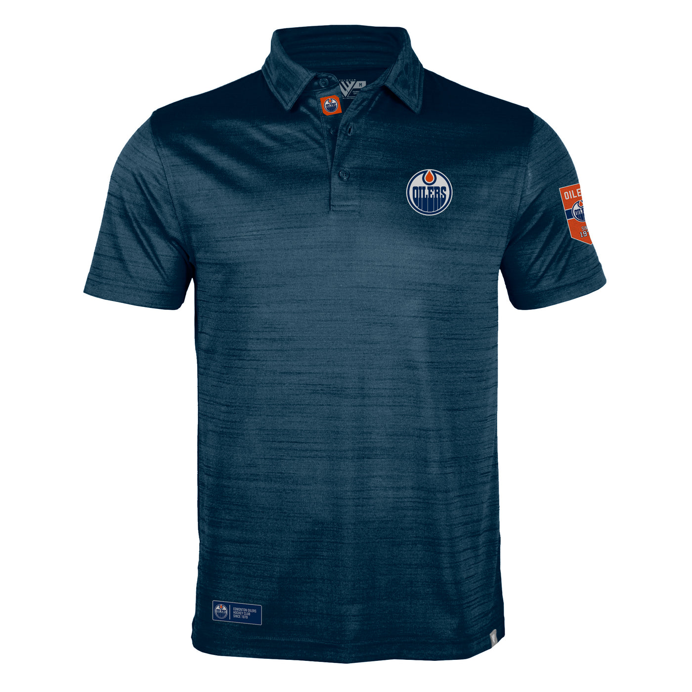 Edmonton Oilers Levelwear Sway Navy Polo
