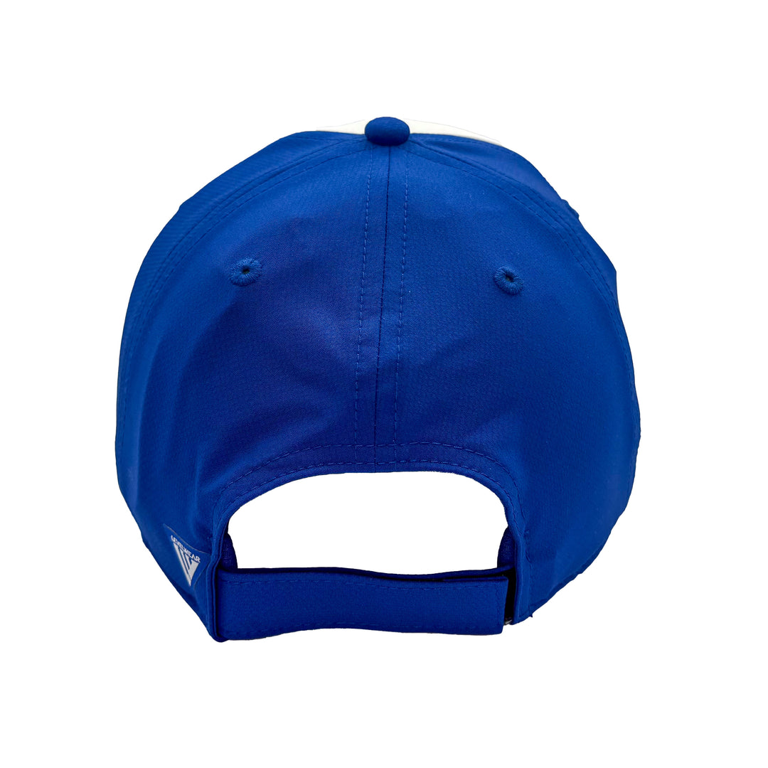 Edmonton Oilers Levelwear White & Blue Endure Adjustable Hat