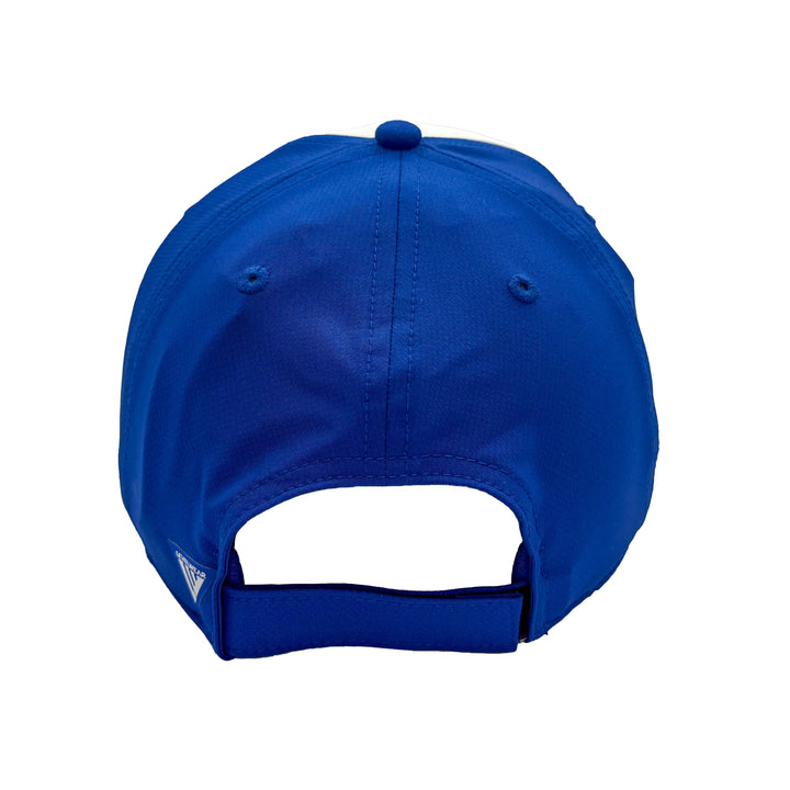 Edmonton Oilers Levelwear White & Blue Endure Adjustable Hat