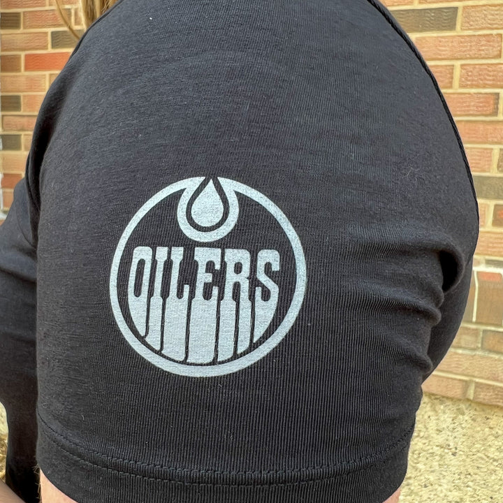 Edmonton Oilers Women's lululemon Love Crew Black T-Shirt