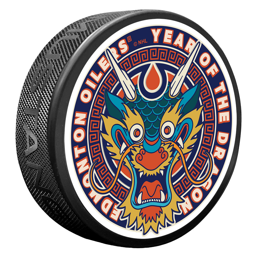 Edmonton Oilers Lunar New Year Collection Year of the Dragon 2024