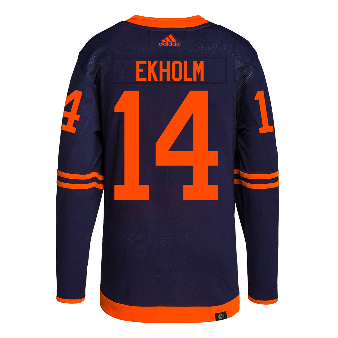 Men's Fanatics Branded Mattias Ekholm Royal Edmonton Oilers Home Breakaway Jersey