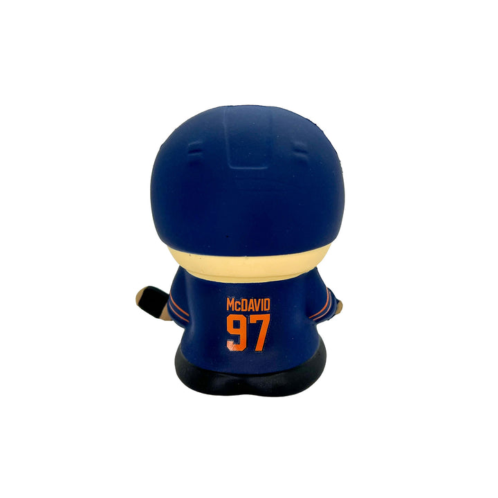 Connor McDavid Edmonton Oilers Alternate Navy Jersey SqueezyMates Toy