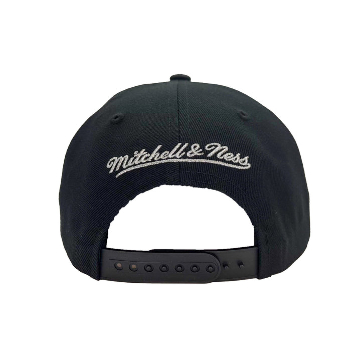 Edmonton Oilers Mitchell & Ness Sliver Crop Logo Snapback Hat