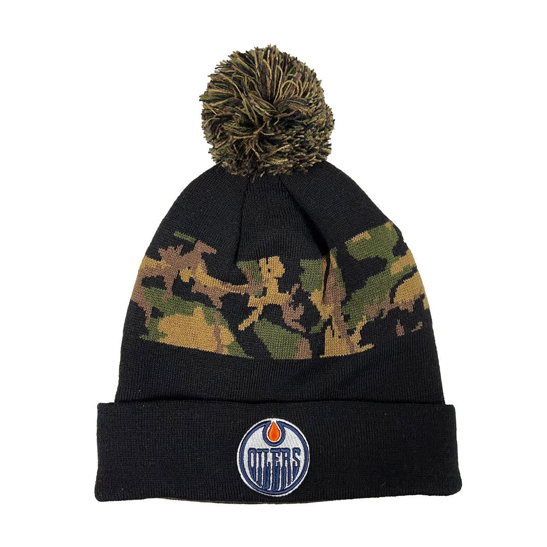 Edmonton Oilers Fanatics Branded Military Appreciation Cuffed Knit
