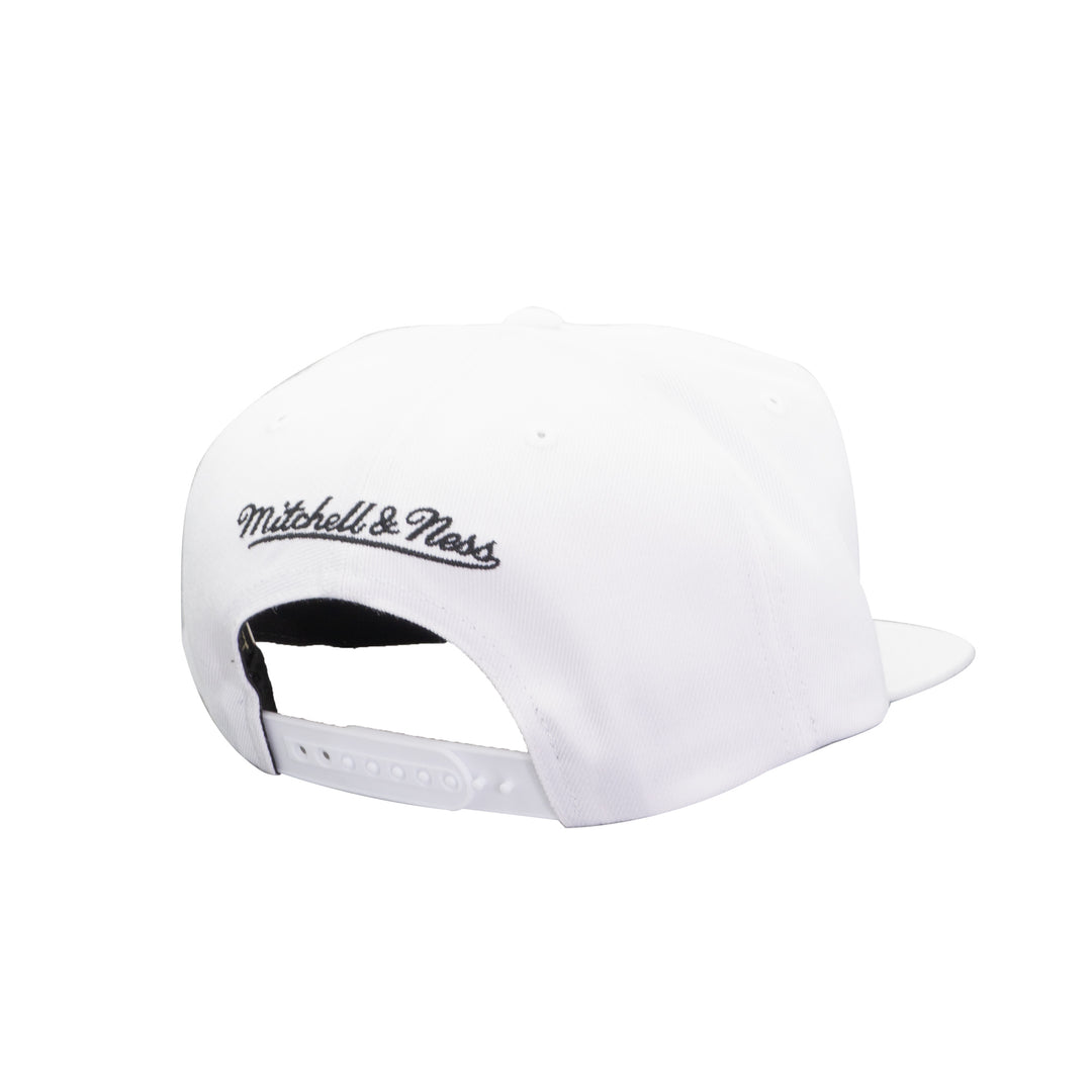Edmonton Oilers Mitchell & Ness In Your Face White Snapback Hat