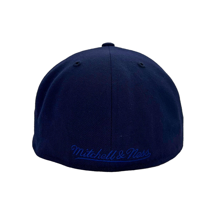 Edmonton Oilers Mitchell & Ness Navy Tonal Fitted Hat