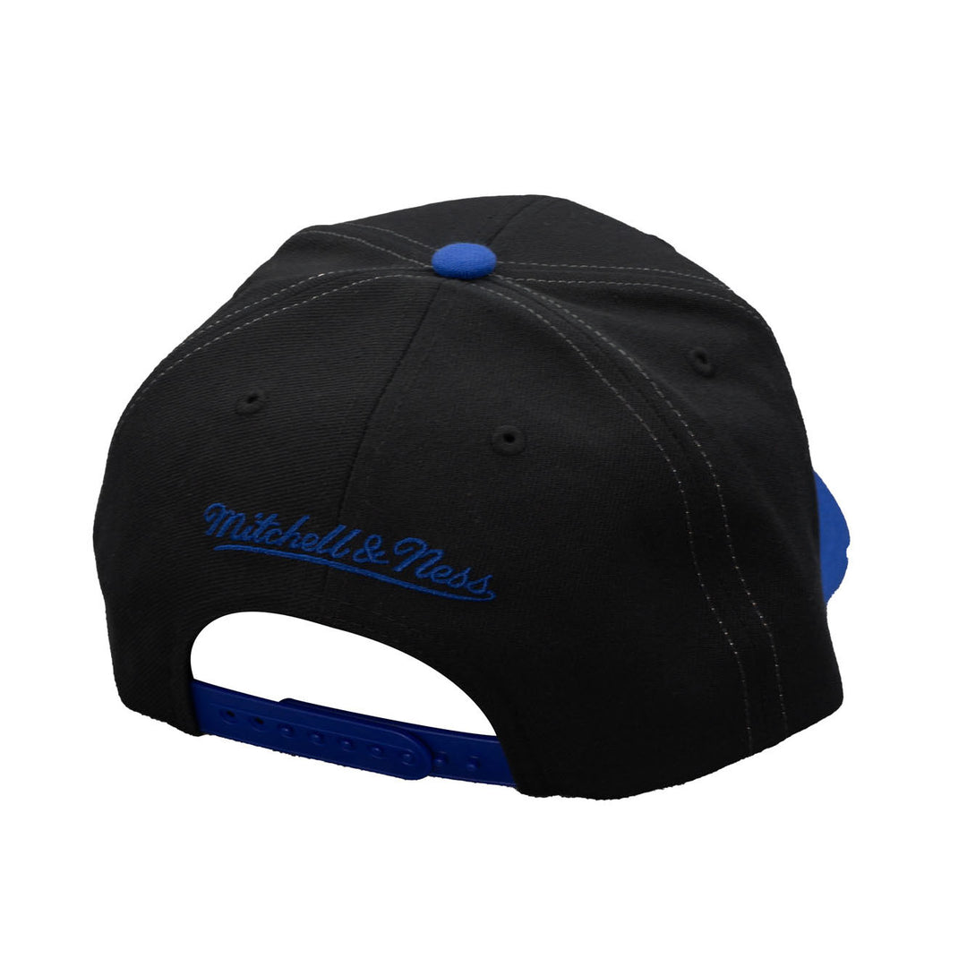 Edmonton Oilers Mitchell & Ness Black Overbite Pro Snapback Hat