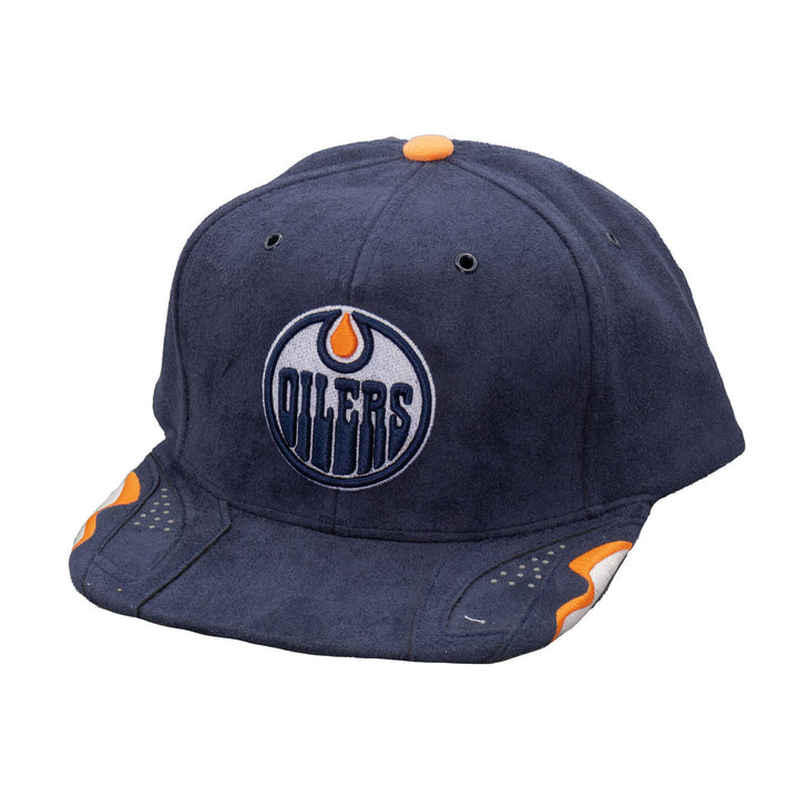 Edmonton Oilers Mitchell & Ness Navy Day 6 Snapback Hat