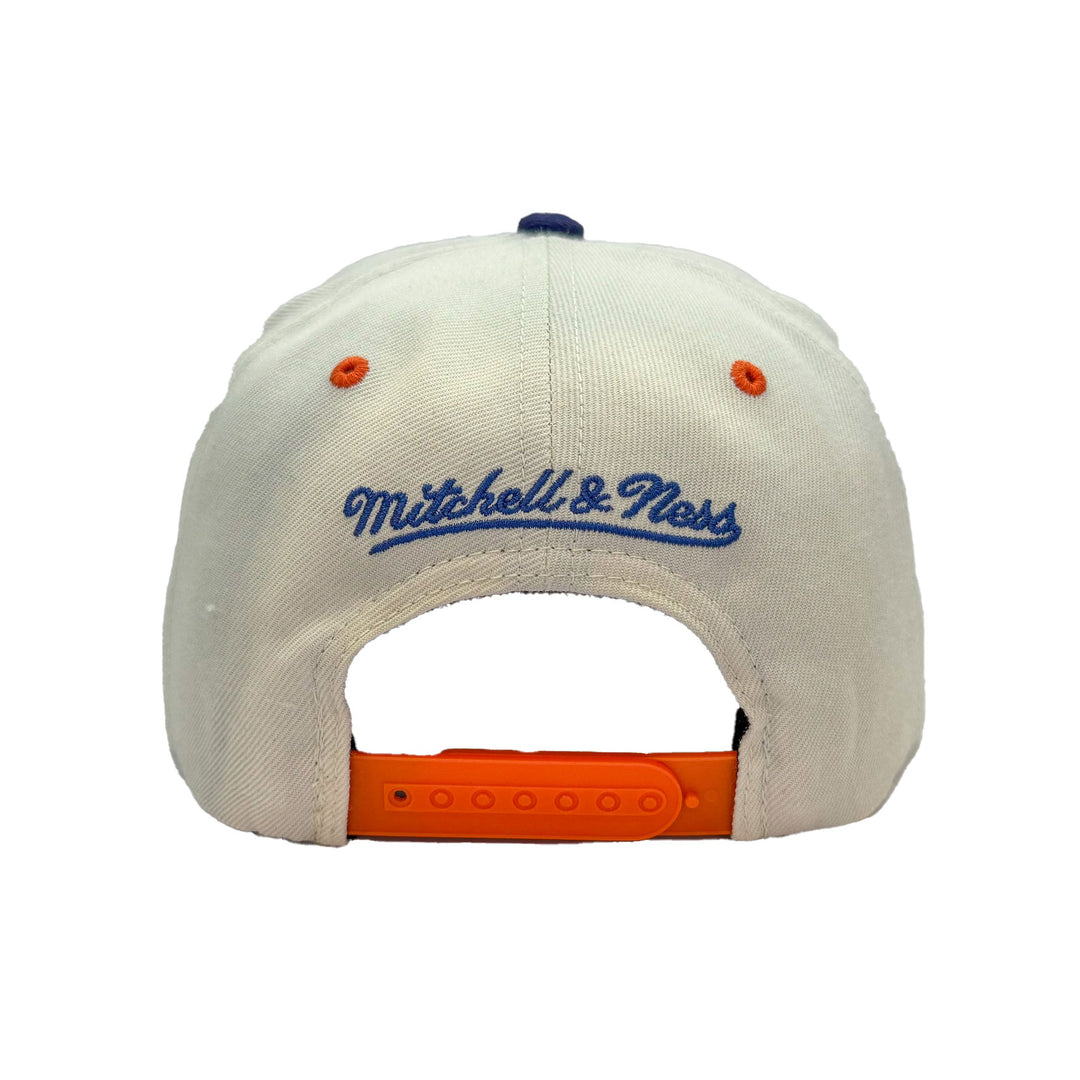 Edmonton Oilers Mitchell & Ness Pop Panel Cream Snapback Hat