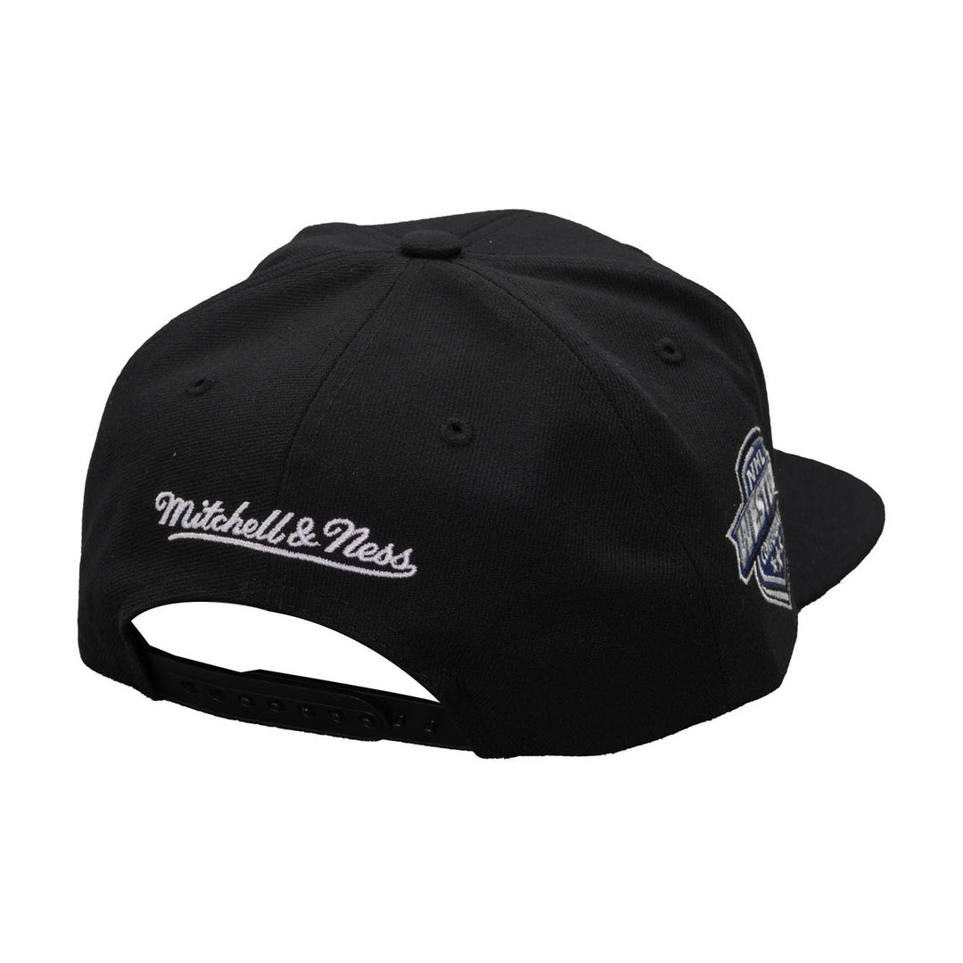 Edmonton Oilers Mitchell & Ness Top Spot Black Snapback Hat