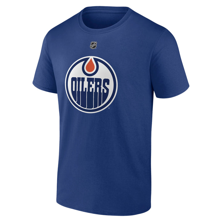 Zach Hyman Edmonton Oilers Name & Number Blue T-Shirt