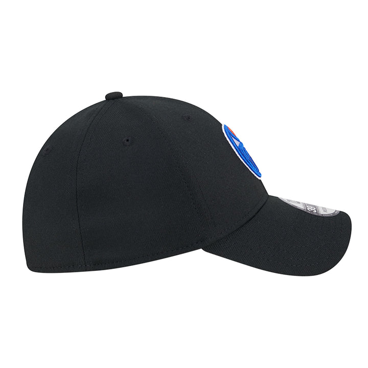 Edmonton Oilers New Era Black 39THIRTY Team Core Classic Flex Hat