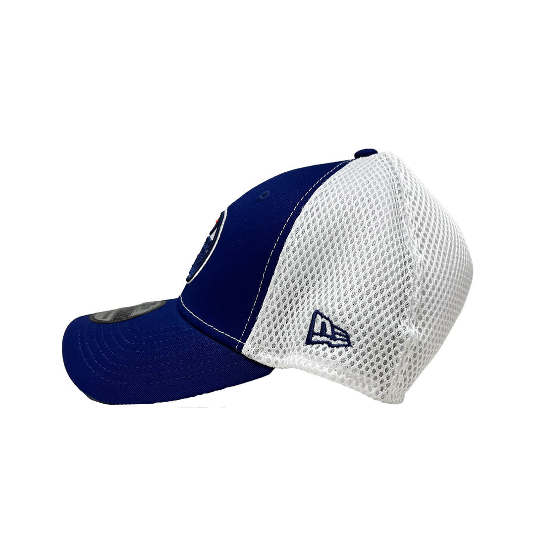 ST. LOUIS BLUES NEW ERA 39THIRTY NOTE FLEX HAT - BLACK WHITE