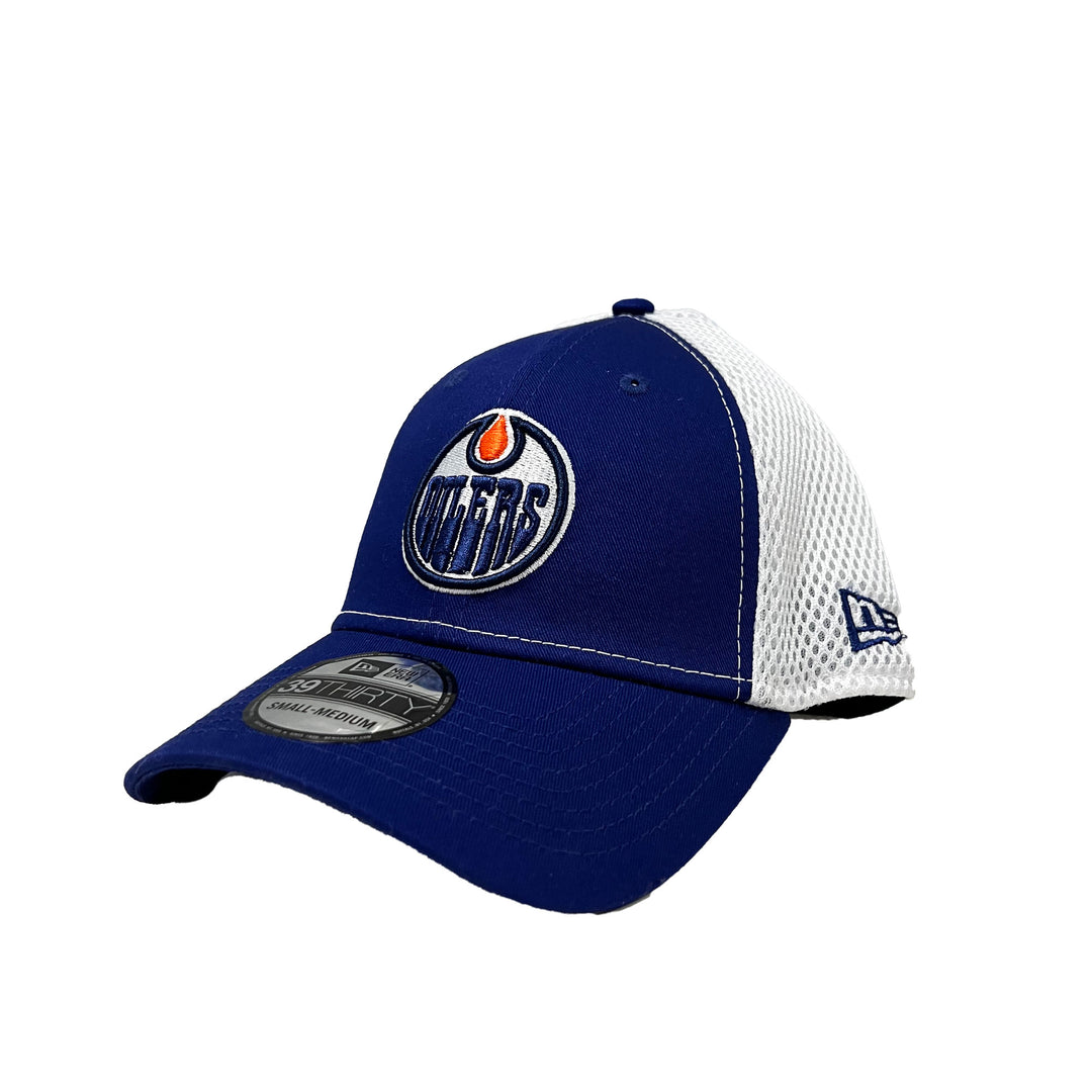 Edmonton Oilers New Era Royal 39THIRTY Core Classic Flex Hat