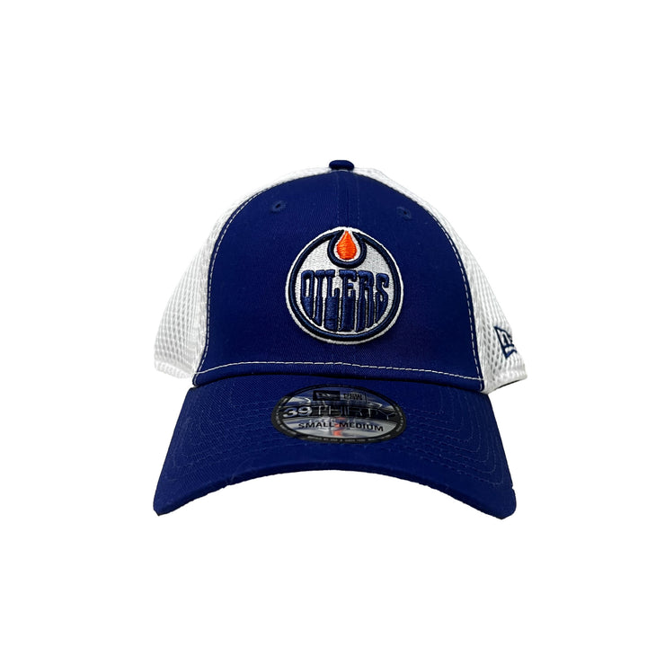 Edmonton Oilers New Era Royal 39THIRTY Core Classic Flex Hat