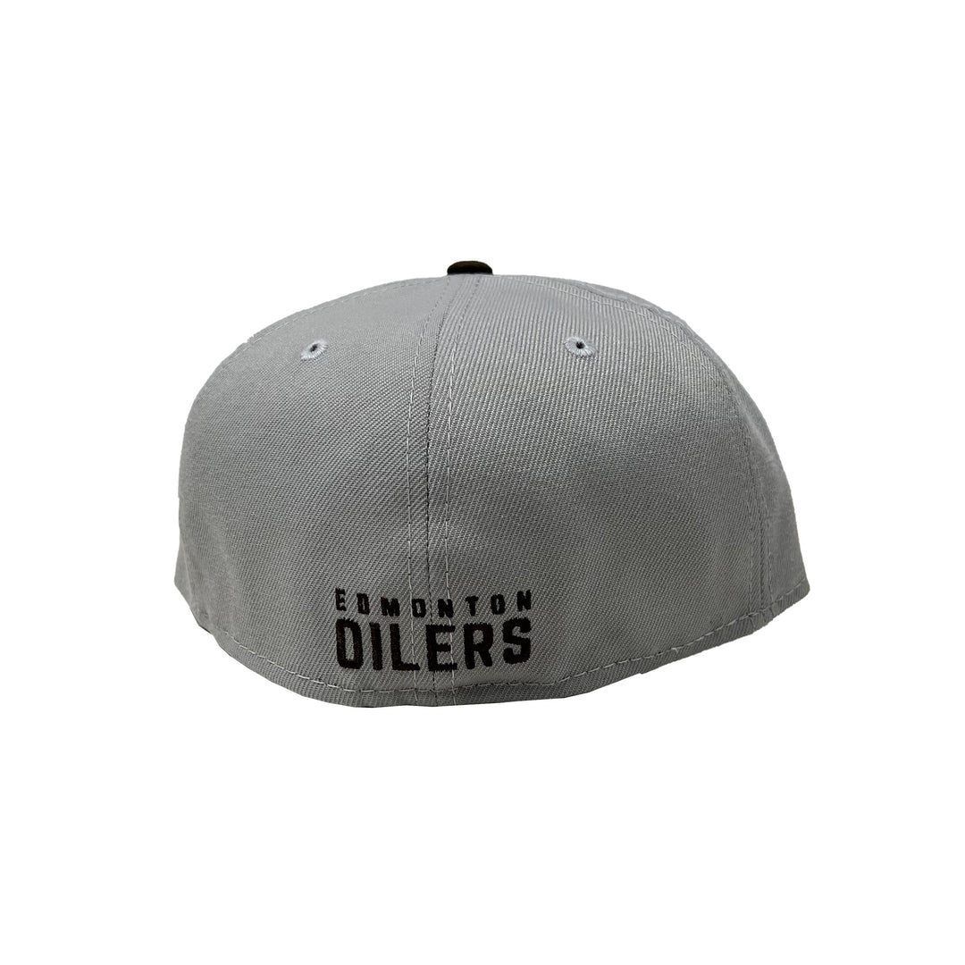 Edmonton Oilers New Era Timber Grey 59FIFTY Fitted Logo Hat