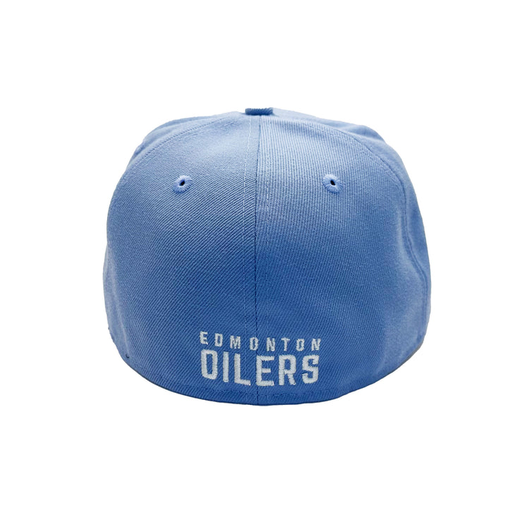 Edmonton Oilers New Era Blue Father's Day 59FIFTY Fitted Hat