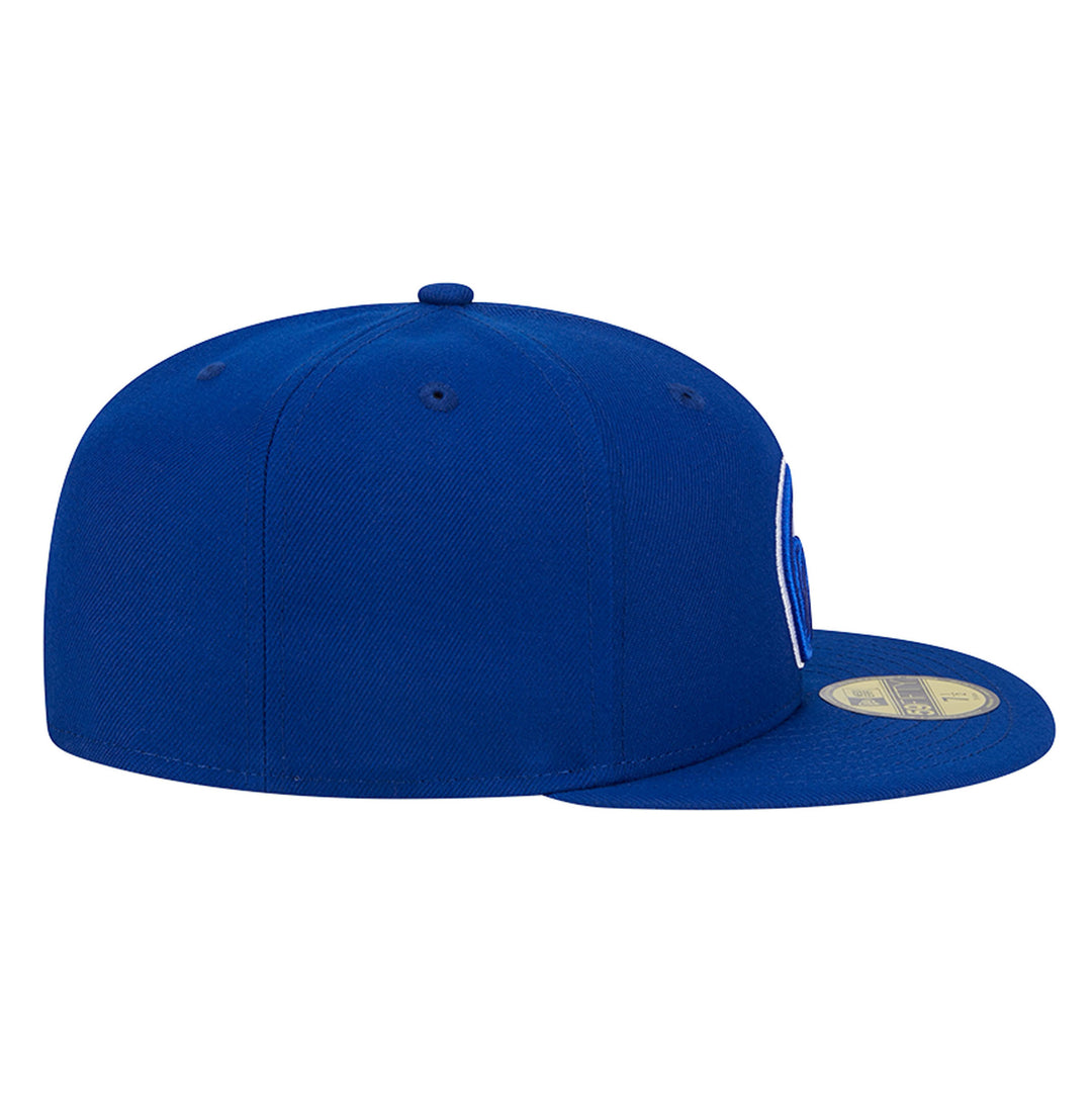 Edmonton Oilers New Era Royal Blue 59FIFTY Primary Logo Fitted Hat