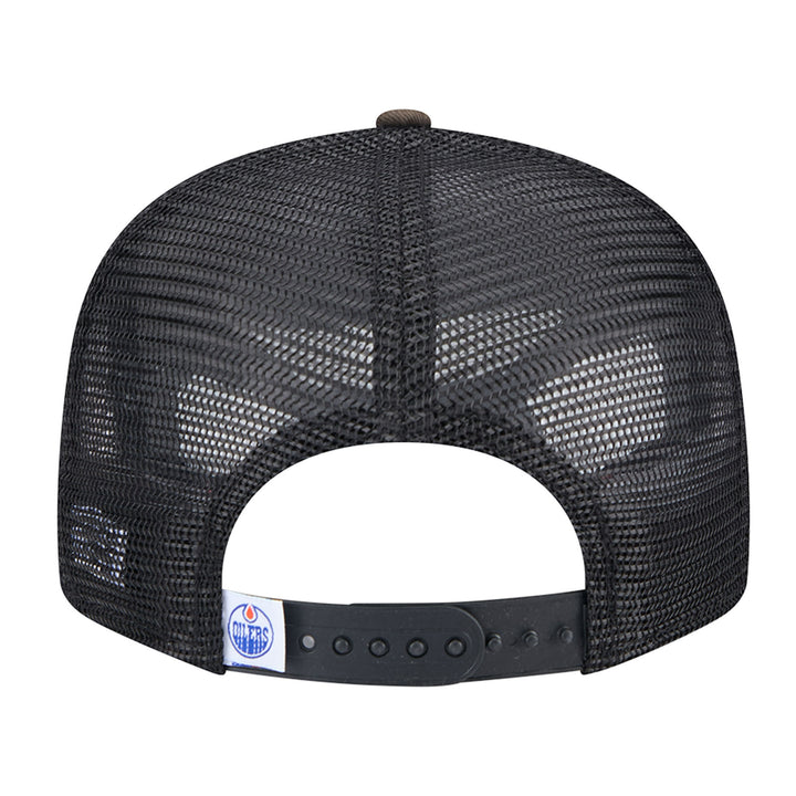 Edmonton Oilers New Era Camo 9FIFTY Mesh Snapback Hat