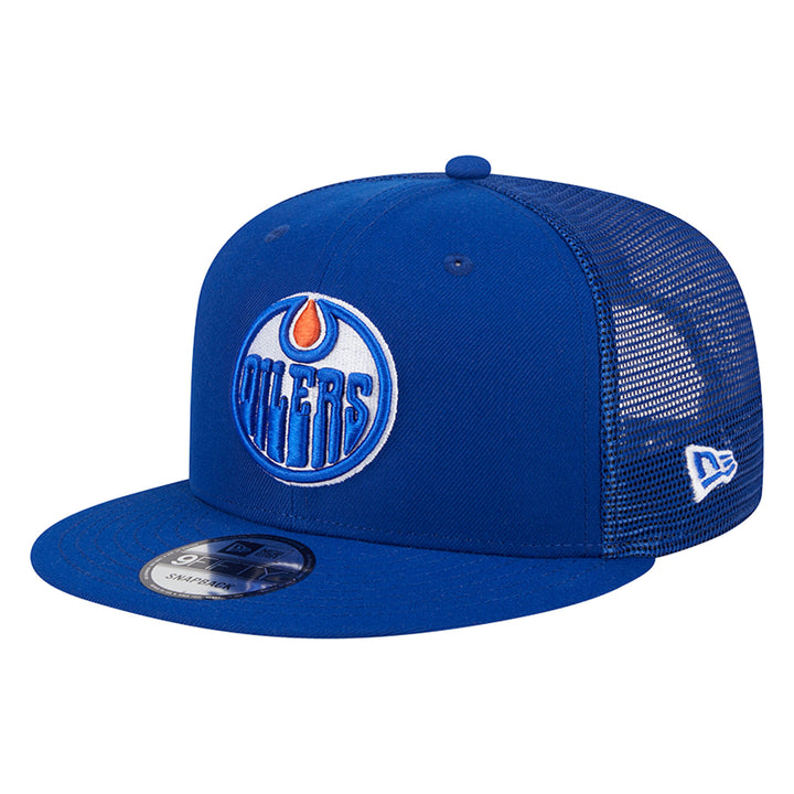 Edmonton Oilers New Era Blue 9FIFTY Mesh Snapback Hat