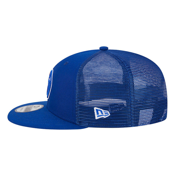 Edmonton Oilers New Era Blue 9FIFTY Mesh Snapback Hat