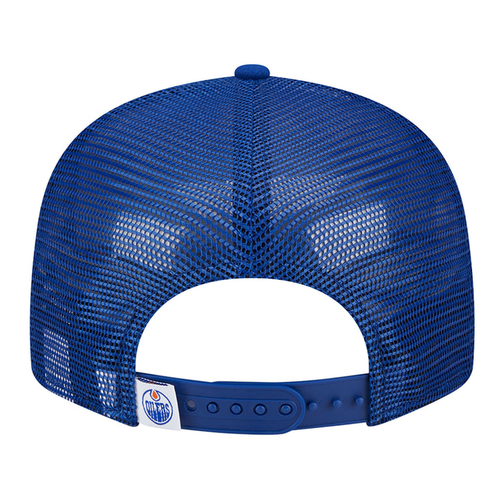 Edmonton Oilers New Era Blue 9FIFTY Mesh Snapback Hat