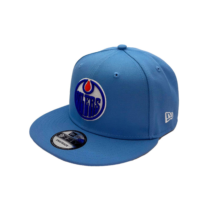Edmonton Oilers New Era Sky Blue 9FIFTY Snapback Hat