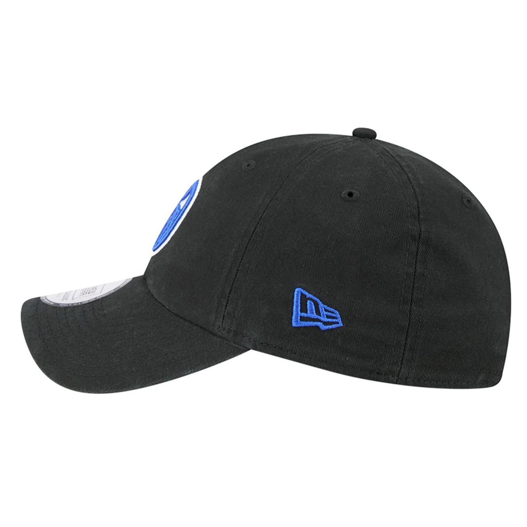 Edmonton Oilers New Era Black Casual Classic Adjustable Hat