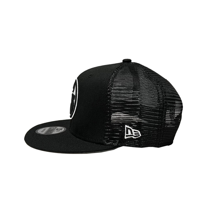 Edmonton Oilers New Era Black 9FIFTY Mesh Snapback Hat