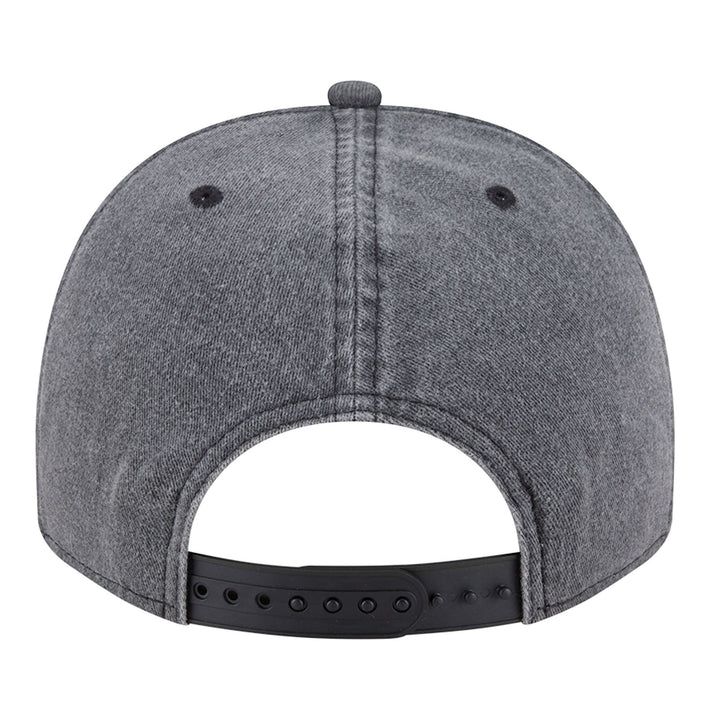 Edmonton Oilers New Era Black Washed GOLFER Snapback Hat