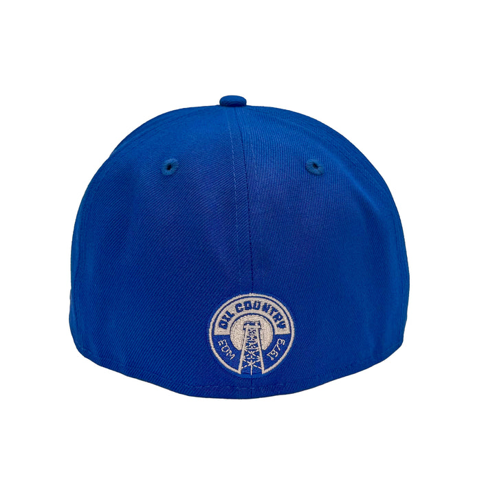 Edmonton Oilers New Era Blue 59FIFTY Alternate Logo Fitted Hat - White Logo