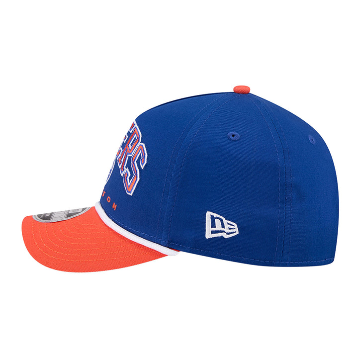 Edmonton Oilers New Era Blue Arch 9FORTY M-Crown Snapback Hat