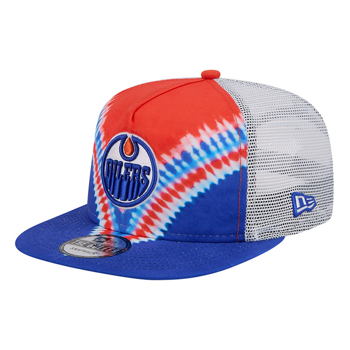 Edmonton Oilers New Era Blue Dye GOLFER Snapback Hat