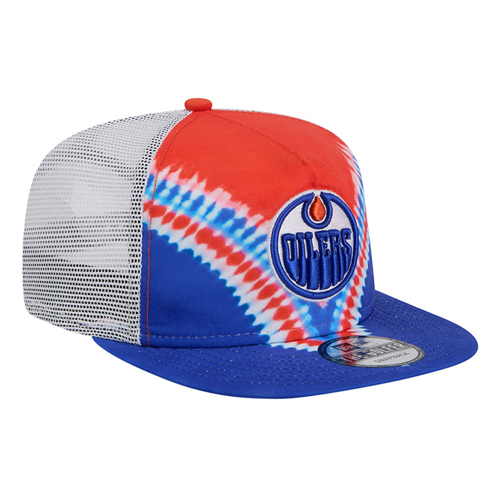 Edmonton Oilers New Era Blue Dye GOLFER Snapback Hat