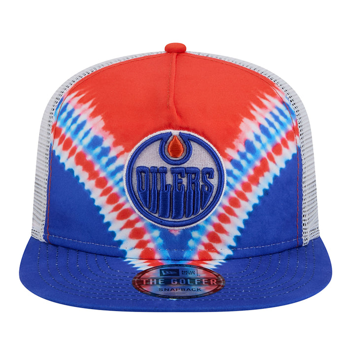 Edmonton Oilers New Era Blue Dye GOLFER Snapback Hat
