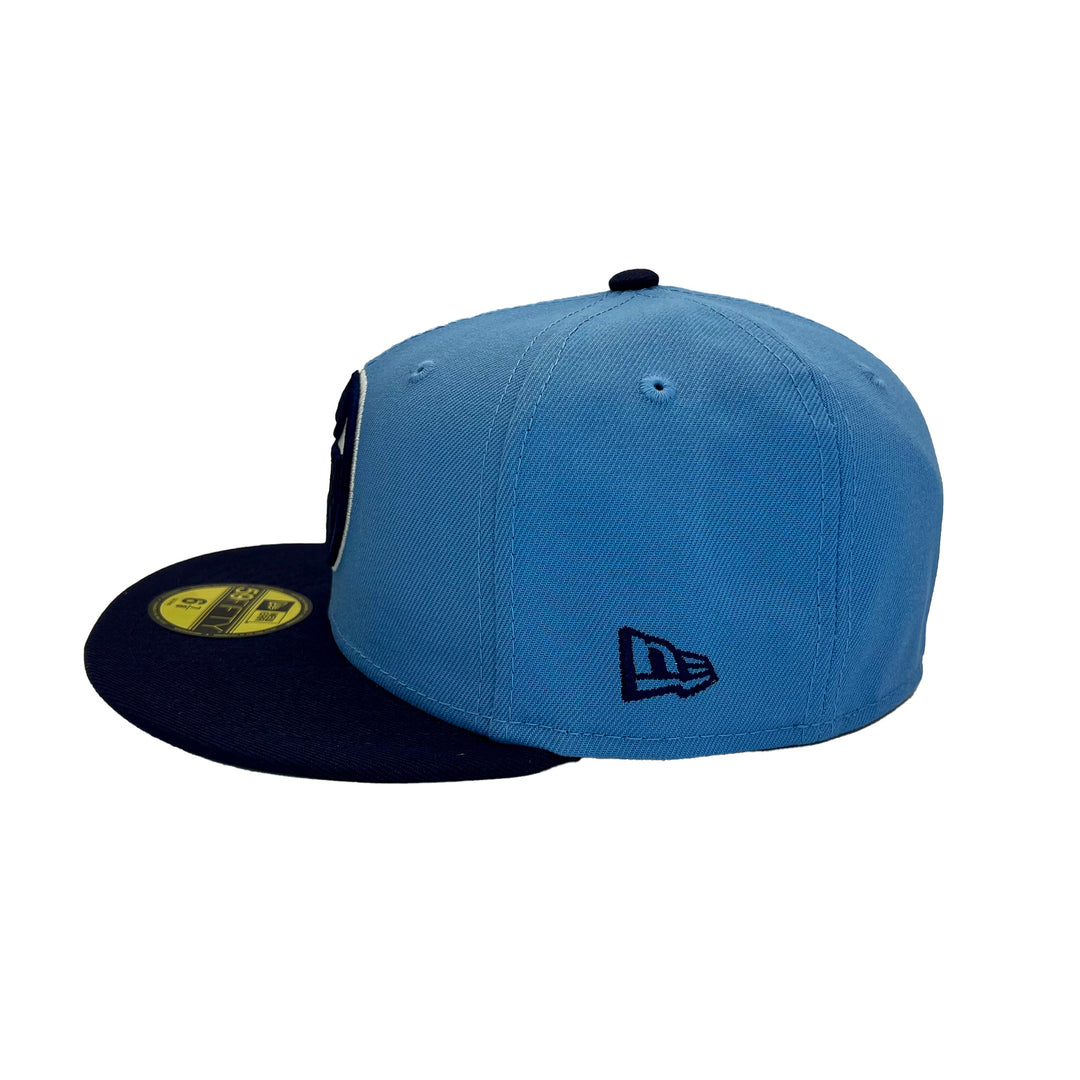 Edmonton Oilers New Era Blue City Collection 2Tone 59FIFTY Fitted Hat