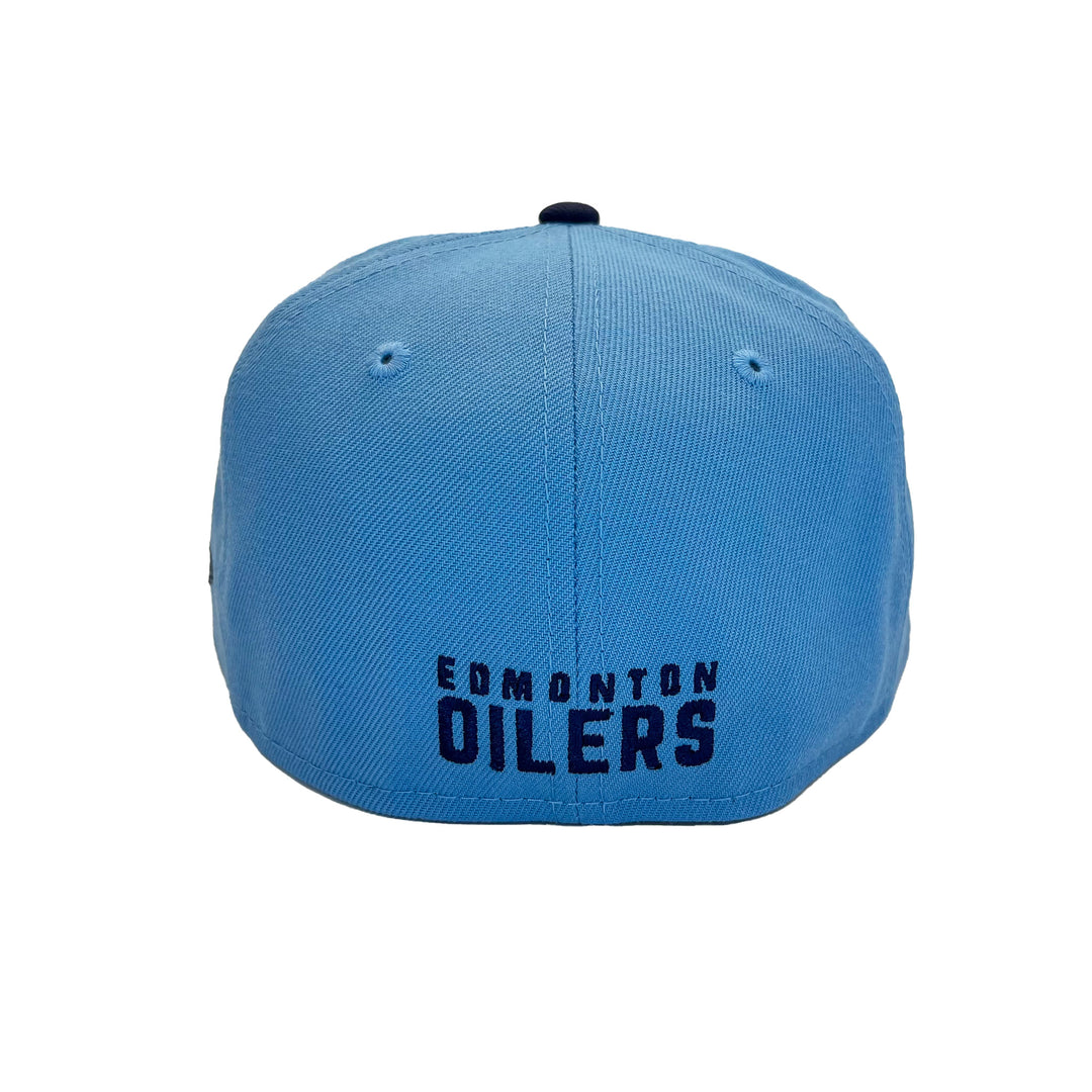 Edmonton Oilers New Era Blue City Collection 2Tone 59FIFTY Fitted Hat