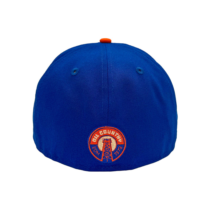 Edmonton Oilers New Era Blue & Orange 59FIFTY Alternate Logo Fitted Hat