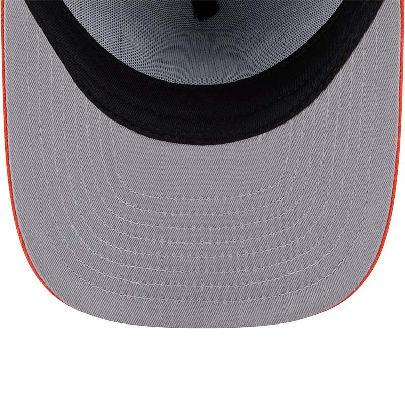 Edmonton Oilers New Era Blue & Orange Embroidery 9FIFTY A-Frame Snapback Hat