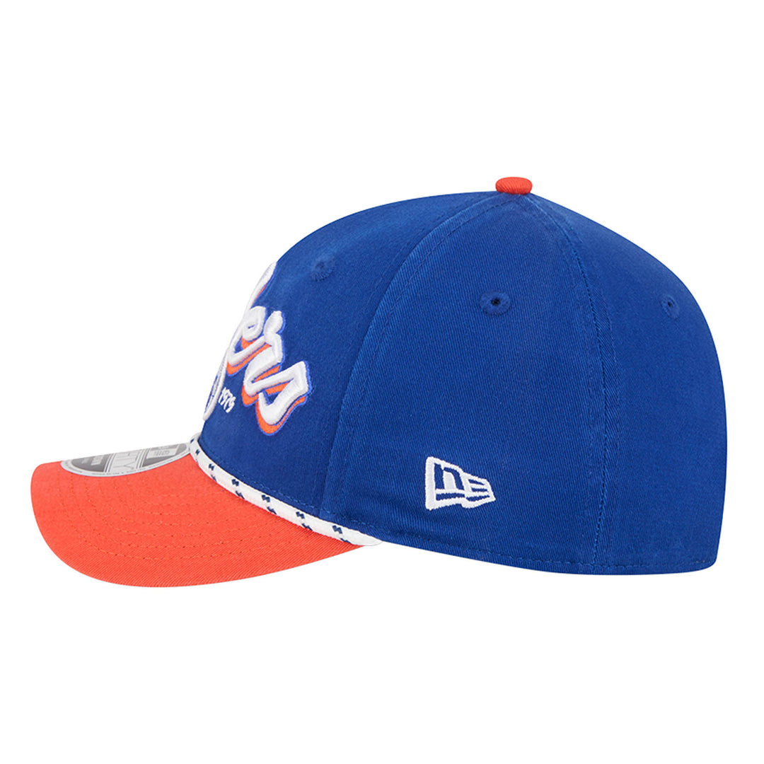 Edmonton Oilers New Era Blue & Orange Team Loyal 9FORTY M-Crown Snapback Hat