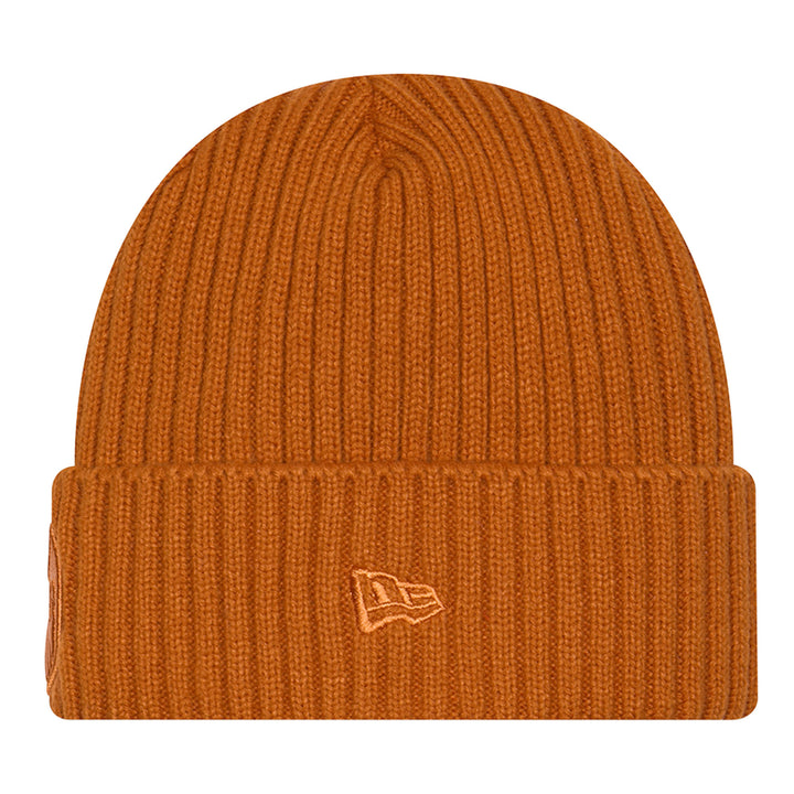 Edmonton Oilers Youth New Era Brown Monochrome Color Pack Cuffed Knit Toque