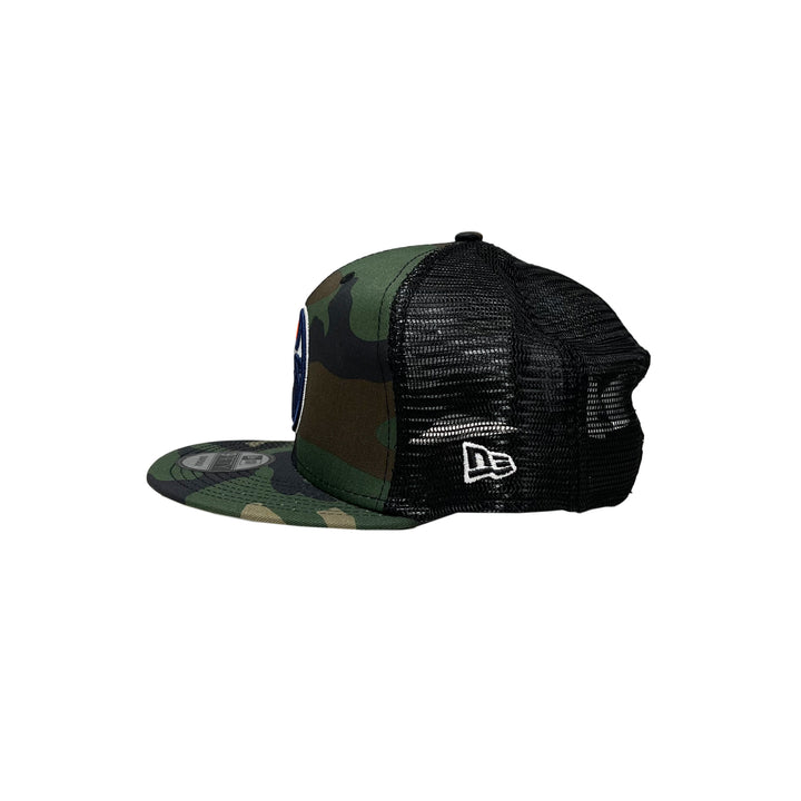 Edmonton Oilers Youth New Era Camo 9FIFTY Mesh Snapback Hat