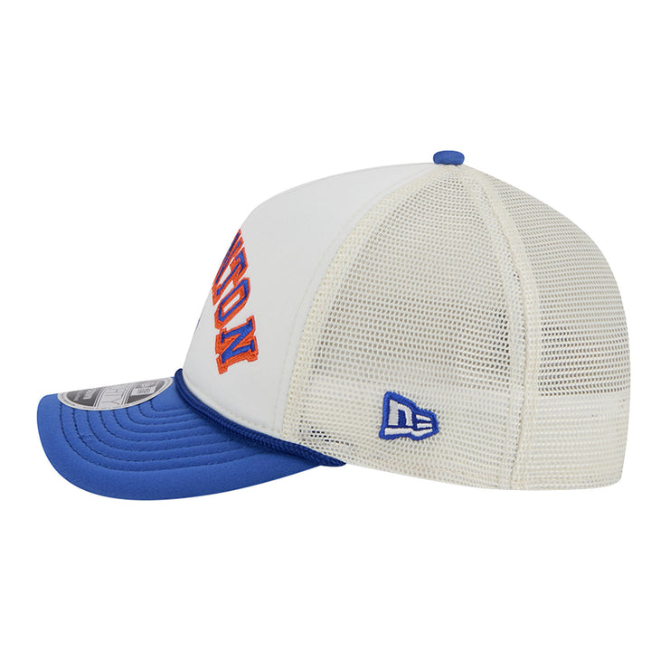 Edmonton Oilers New Era Chrome Rope 9FORTY A-Frame Snapback Hat