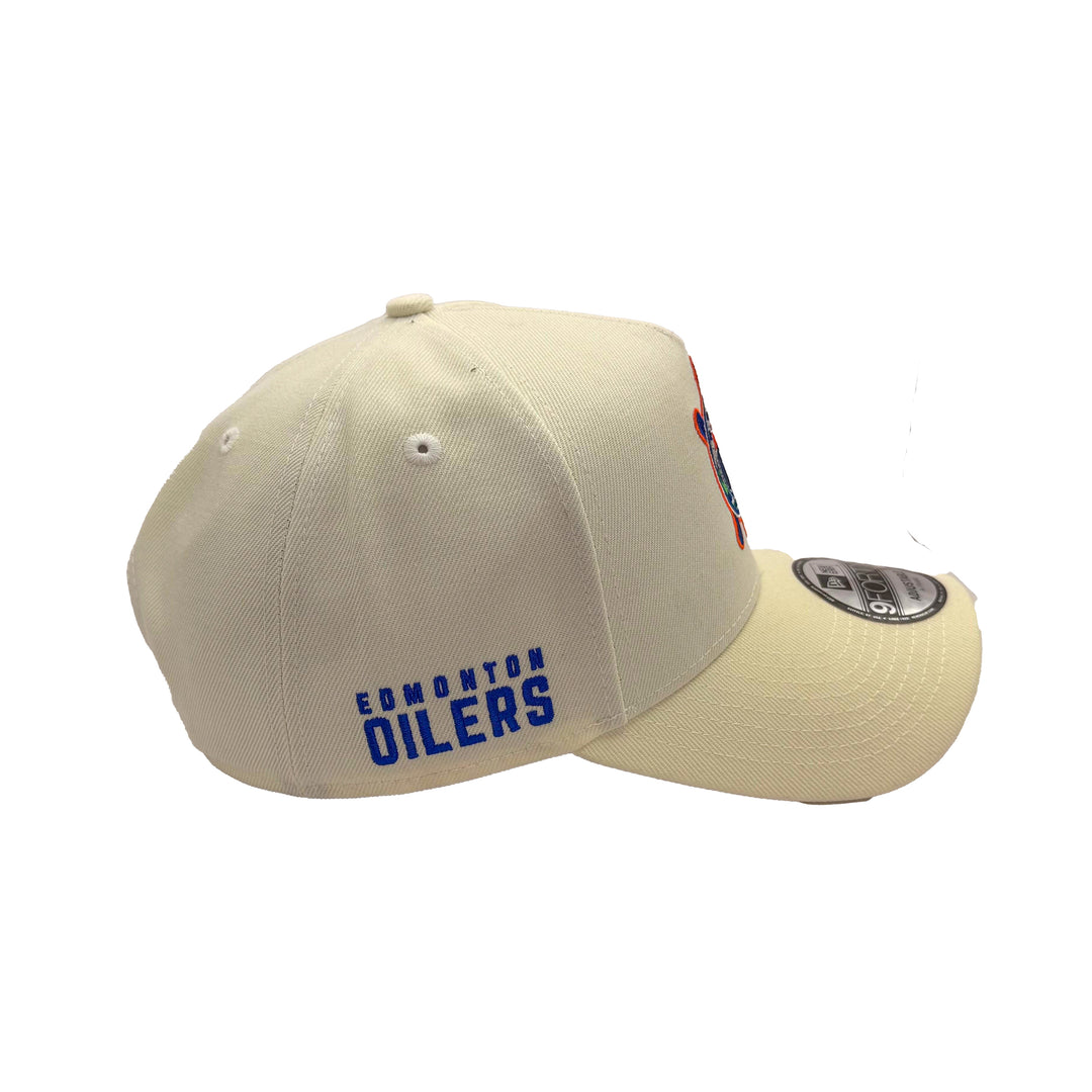 Edmonton Oilers New Era Chrome Turtle Island 9FORTY Snapback Hat