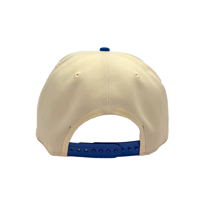 Edmonton Oilers New Era Chrome & Blue 9FIFTY Alternate Logo Snapback Hat